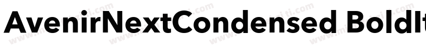 AvenirNextCondensed BoldItalic字体转换